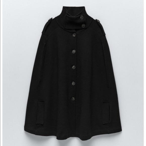 NWT Zara knit poncho. Brand new, tags on, never worn. Small - Picture 4 of 8